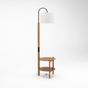 luminaria com mesa auxiliar agatha champagne 2