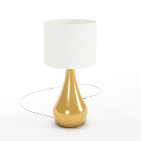 luminaria de mesa dubai dourado